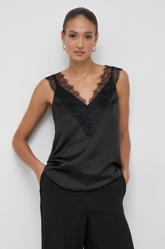 BOSS top regular czarny 50502575