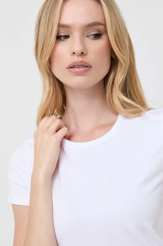 BOSS t-shirt biały 50503000