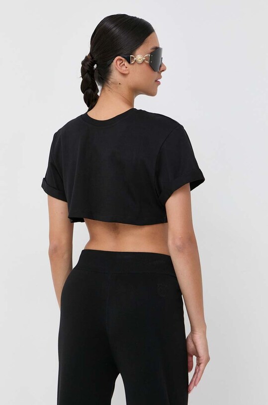 Дрехи Памучна тениска Pinko 102341.A1CY черен