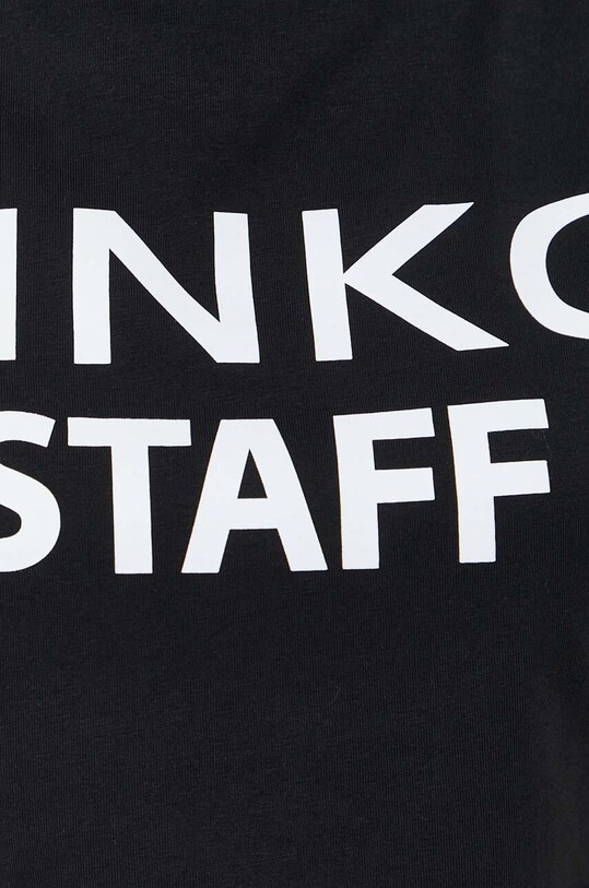 Памучна тениска Pinko 102341.A1CY черен