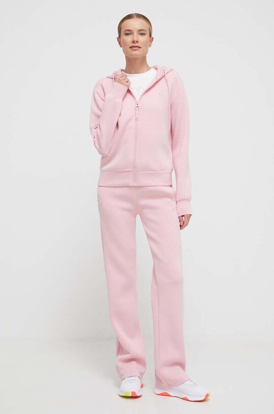 Футболка из велюра Guess COUTURE V3BI01.KBXI2 бежевый AW24