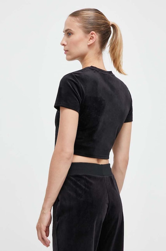 Одяг Велюрова футболка Guess COUTURE V3BI01.KBXI2 чорний