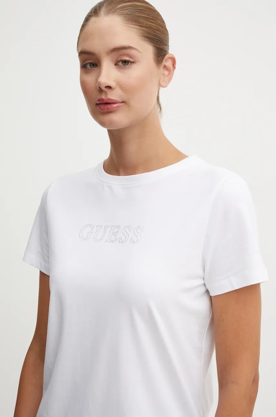 Guess tricou BRIANA imprimeu alb V3BI11.J1314