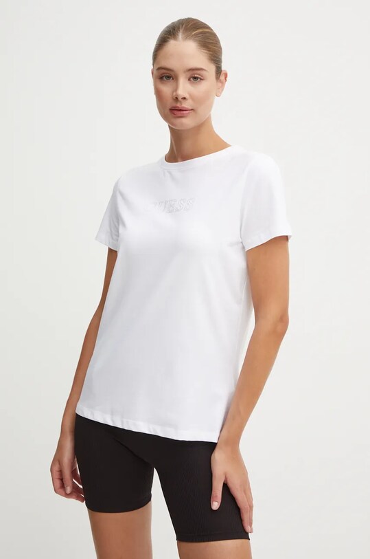 Guess tricou BRIANA alb V3BI11.J1314
