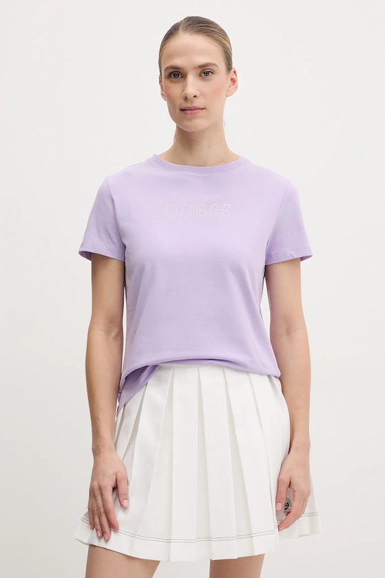 Футболка Guess BRIANA фиолетовой V3BI11.J1314