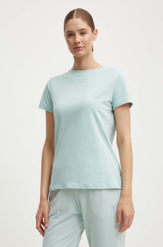 Guess tricou BRIANA imprimeu verde V3BI11.J1314