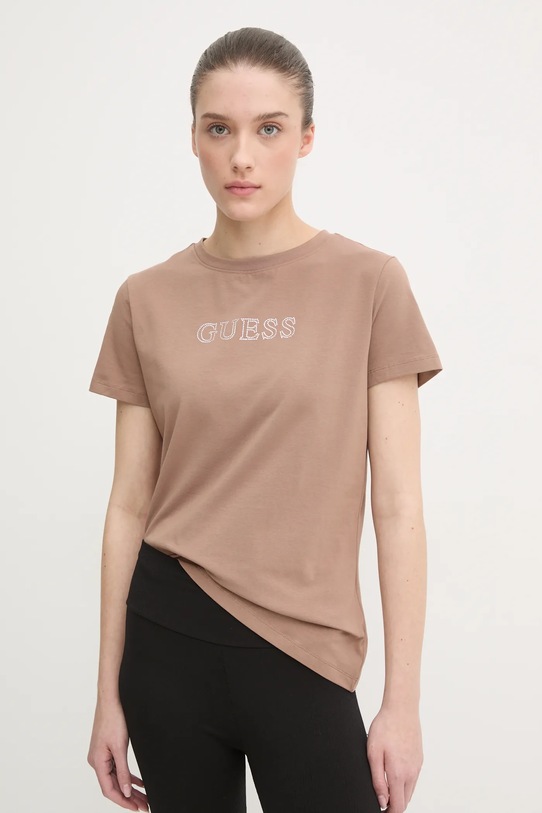Футболка Guess BRIANA коричневий V3BI11.J1314