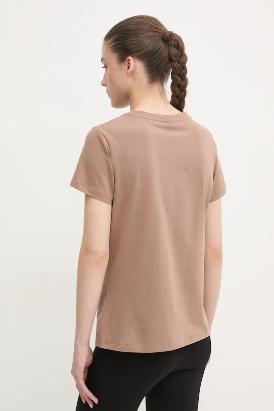 Odzież Guess t-shirt BRIANA V3BI11.J1314 brązowy
