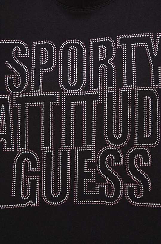 Guess t-shirt bawełniany V3BI14.I3Z14 czarny