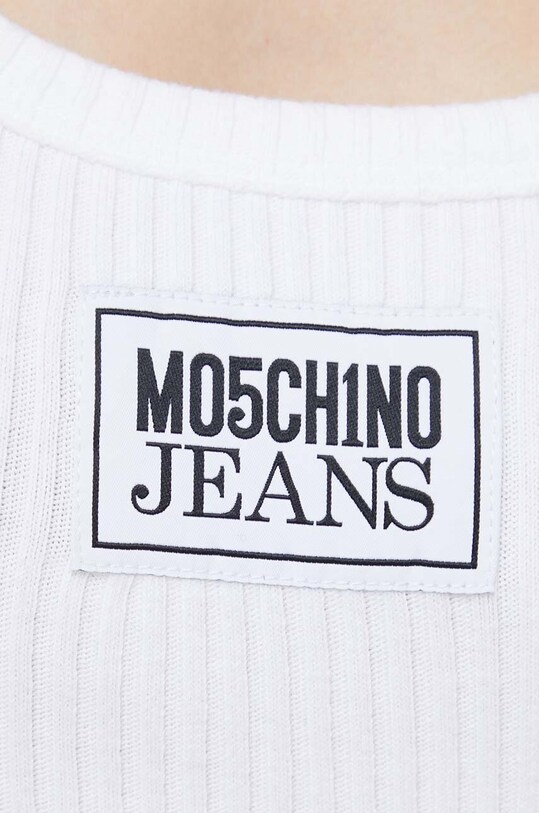 Top Moschino Jeans 0813.8766 λευκό