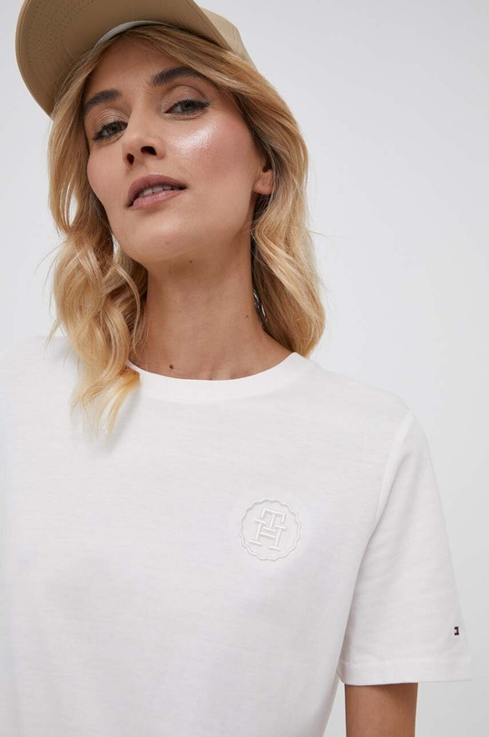 Tommy Hilfiger t-shirt beżowy WW0WW40273