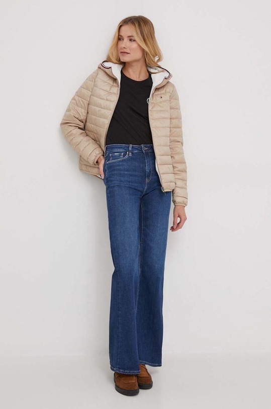 Tričko Tommy Hilfiger WW0WW40273 černá AW23