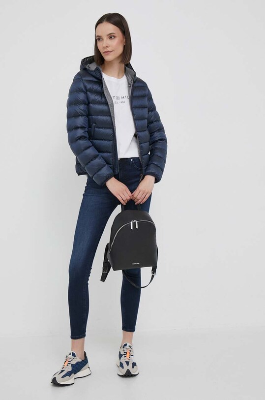 Tommy Hilfiger t-shirt bawełniany WW0WW40276 biały SS25