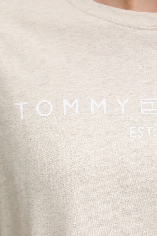Tommy Hilfiger pamut póló bézs WW0WW40276