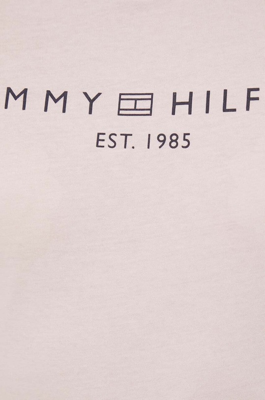 Bavlnené tričko Tommy Hilfiger WW0WW40276 ružová