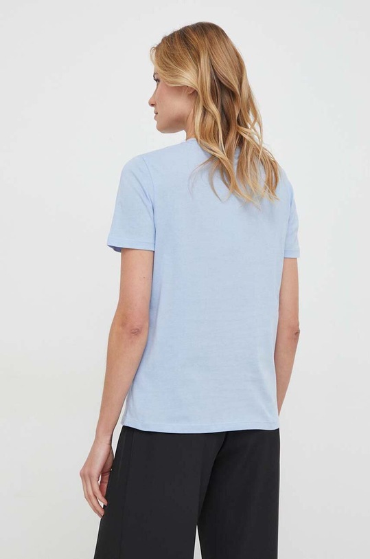 Tommy Hilfiger pamut póló WW0WW40276 kék AW25