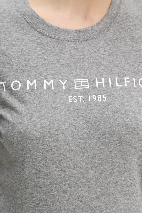 Бавовняна футболка Tommy Hilfiger WW0WW40276 сірий