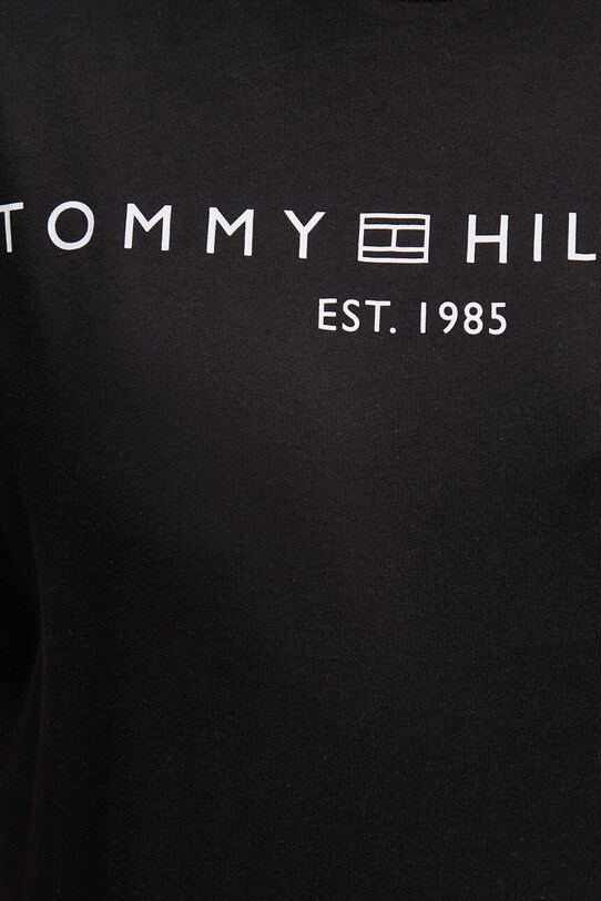 Бавовняна футболка Tommy Hilfiger WW0WW40276 чорний