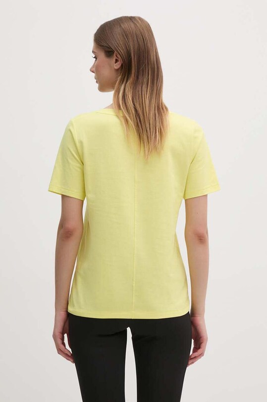 Oblečení Bavlněné tričko Tommy Hilfiger WW0WW39781 žlutá