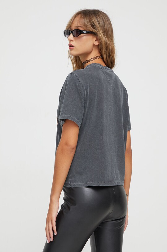 Odzież Tommy Jeans t-shirt bawełniany DW0DW16457 szary