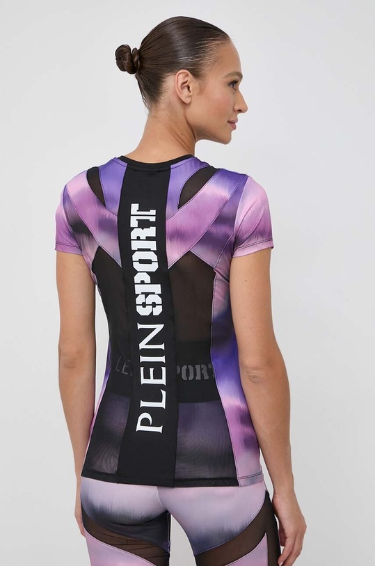 Odzież PLEIN SPORT t-shirt AACC.WTK2978.SXV018N fioletowy