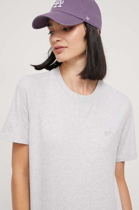 Superdry t-shirt bawełniany szary W1011122A.5WB