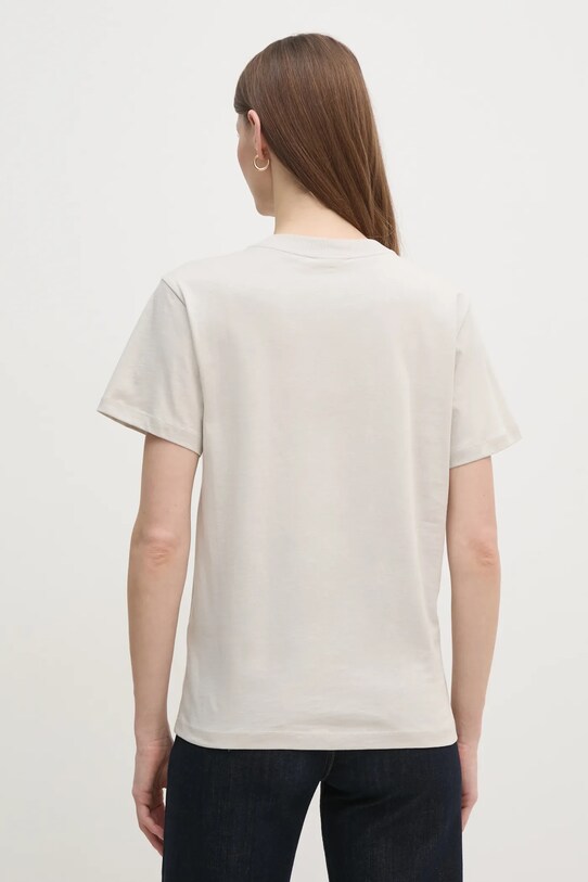 Oblečenie Bavlnené tričko Calvin Klein K20K205448 béžová