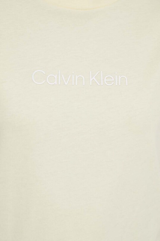 Pamučna majica Calvin Klein zlatna K20K205448
