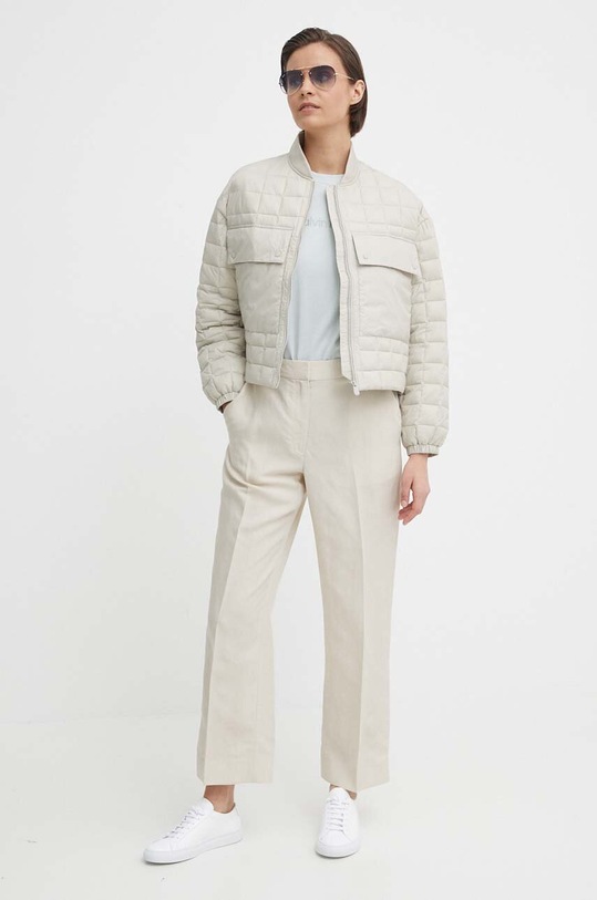 Calvin Klein t-shirt bawełniany K20K205448 niebieski SS25