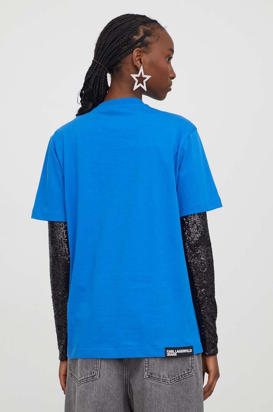 Îmbrăcăminte Karl Lagerfeld Jeans tricou 236J1707 albastru