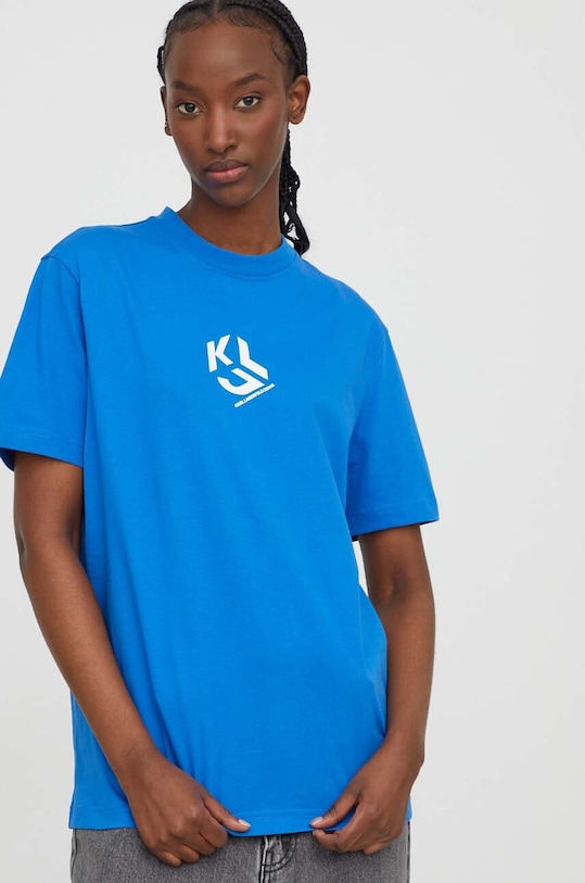 Karl Lagerfeld Jeans tricou albastru 236J1707