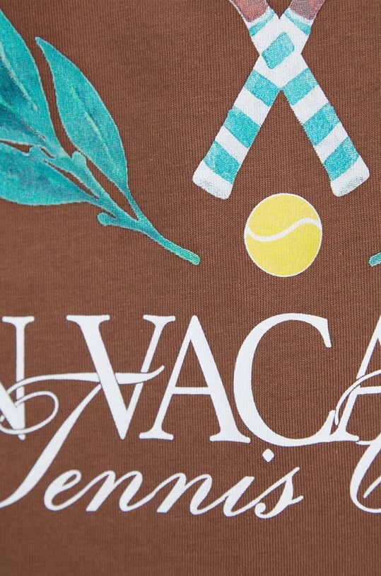 On Vacation tricou din bumbac OVC.LT85 maro