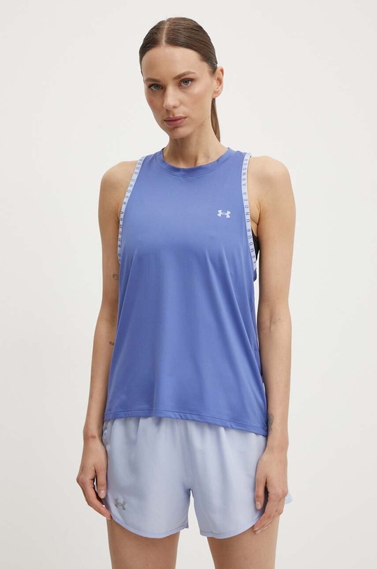 Under Armour top treningowy Knockout Novelty z elastanem niebieski 1379434