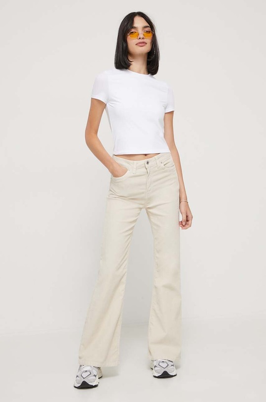 Abercrombie & Fitch t-shirt KI139.3576.100 biały AW23