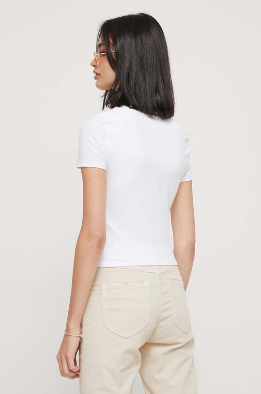 Odzież Abercrombie & Fitch t-shirt KI139.3576.100 biały