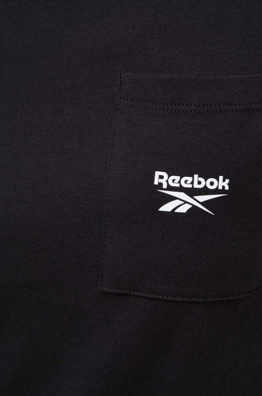 Хлопковая футболка Reebok 100031101 чёрный