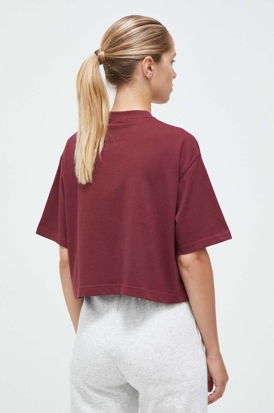 Îmbrăcăminte Reebok Classic tricou din bumbac 100036319 burgundia