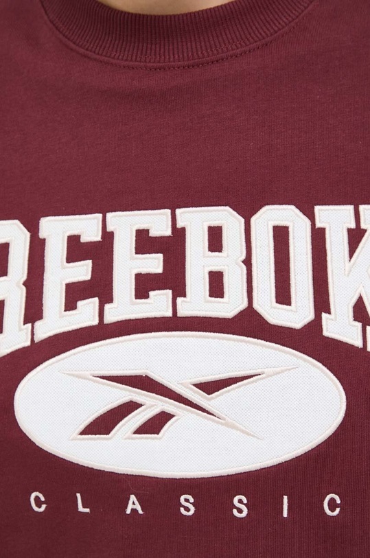 Reebok Classic tricou din bumbac 100036319 burgundia