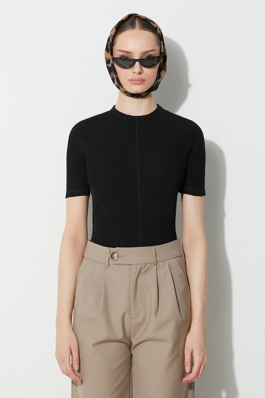 Y-3 t-shirt in cotone regolare nero HY1249