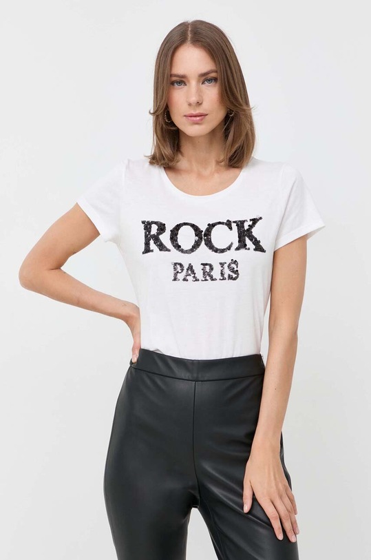 Morgan t-shirt DRIS.NOIR biały AW23