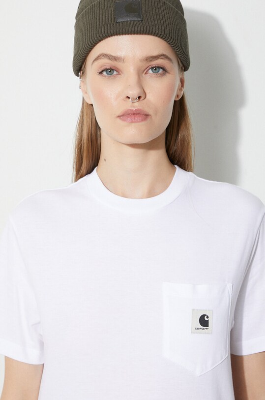 Carhartt WIP tricou din bumbac I032215.02XX alb