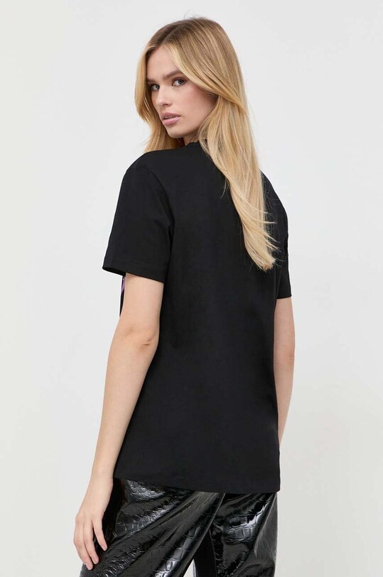 Odzież Karl Lagerfeld t-shirt bawełniany 236W1730 czarny