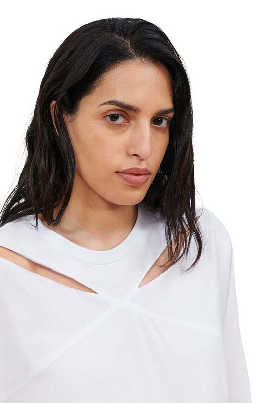 Odzież Chantelle X t-shirt bawełniany C01430.010 biały
