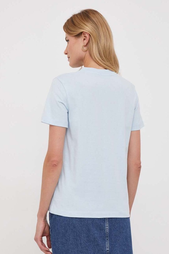 Odzież Calvin Klein Jeans t-shirt bawełniany J20J221065 niebieski