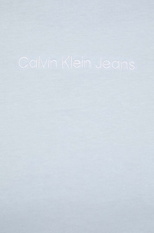 Calvin Klein Jeans t-shirt bawełniany J20J221065 niebieski