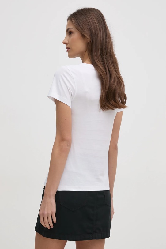 Bavlněné tričko Calvin Klein Jeans 2-pack bílá J20J219734