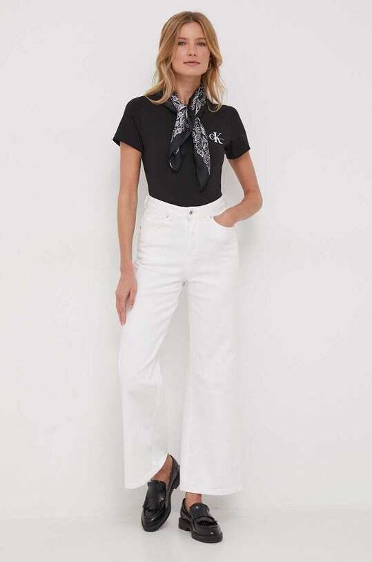 Odjeća Pamučna majica Calvin Klein Jeans 2-pack J20J219734 plava