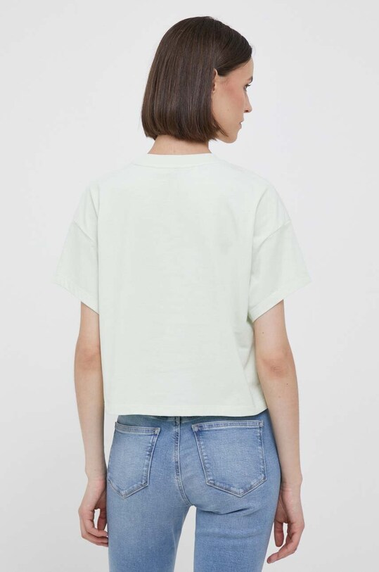 Odzież Calvin Klein Jeans t-shirt bawełniany J20J222040 zielony
