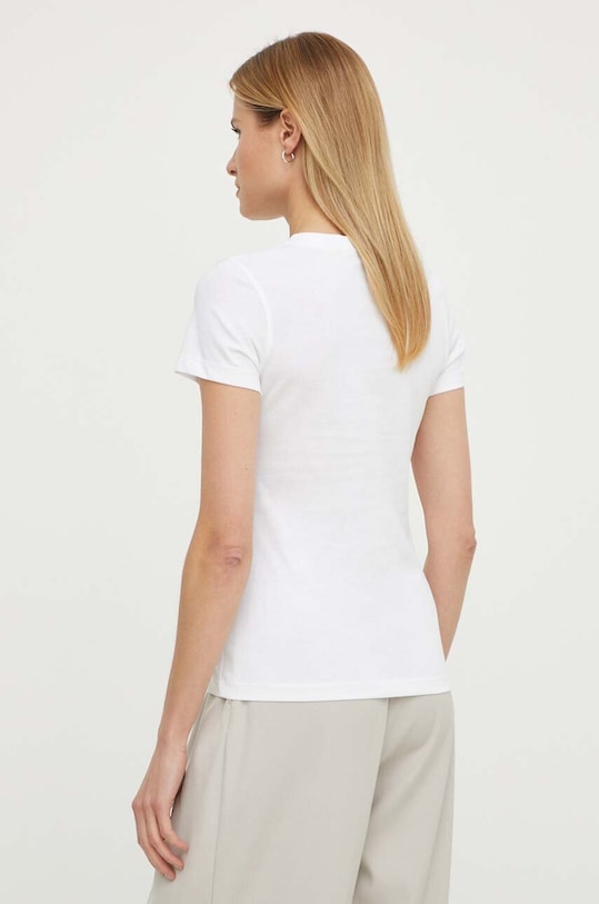 Oblečení Bavlněné tričko Calvin Klein Jeans J20J222343 bílá