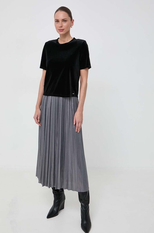 Morgan tricou DACETA.NOIR negru AW23